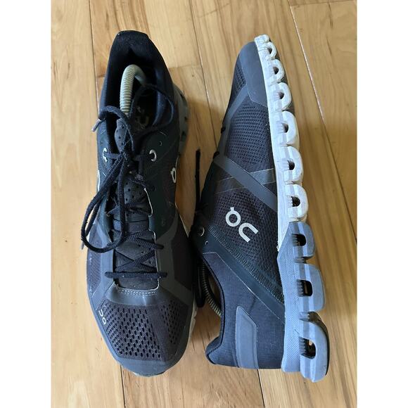 On Cloudflow Men's Black Asphalt Athletic Running Shoes Sneakers Size 9.5 - Picture 7 of 11